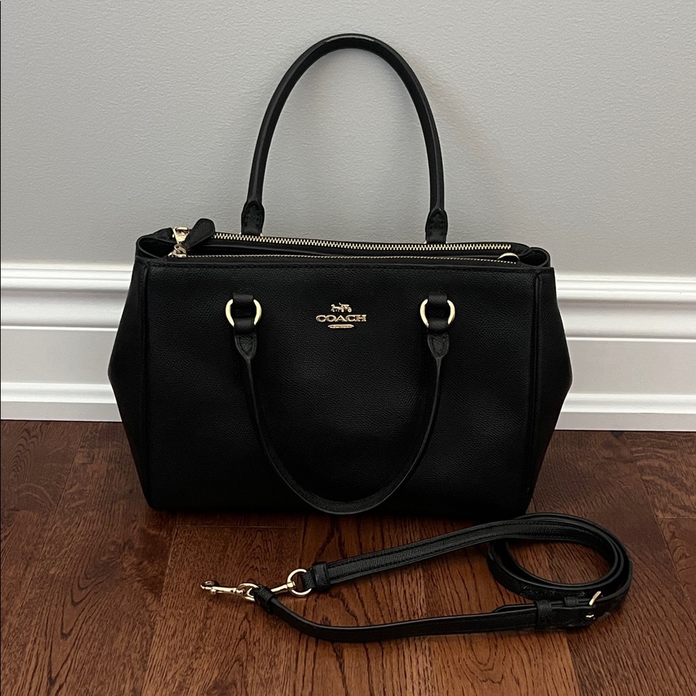 Coach Black Satchel Bag